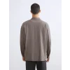 XSIDE Bej Rahat Kalıp Dokulu Erkek Gömlek