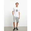 LCWAIKIKI Classic Gri Standart Kalıp Erkek Şort