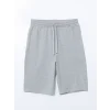 LCWAIKIKI Classic Gri Standart Kalıp Erkek Şort