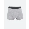 LC WAIKIKI Gri Standart Kalıp Pamuklu Esnek Erkek Boxer 3lü