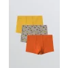 LCW Kids Gri Baskılı Erkek Çocuk Boxer 3lü