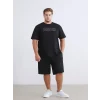 XSIDE ACTIVE Siyah Slim Fit Erkek Spor Şort