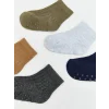 LCW baby Haki Basic Erkek Bebek Soket Çorap 5li