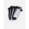LCW ACCESSORIES Karışık Çizgili Erkek Patik Çorap 7li