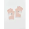 LCW ACCESSORIES Pembe Hayvan Nakışlı Kız Çocuk Eldiven