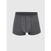 LC WAIKIKI Gri Standart Kalıp Pamuklu Esnek Erkek Boxer 3lü