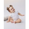 LCW baby Ekru Basic Kız Bebek Çıtçıtlı Body 3lü