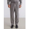 XSIDE Gri Rahat Kalıp Gabardin Erkek Pantolon