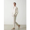 LCW Vision Bej Standart Kalıp Keten Karışımlı Erkek Pantolon