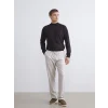 LCW Vision Bej Standart Kalıp Keten Karışımlı Erkek Pantolon
