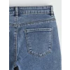 LCWAIKIKI Classic İndigo Yüksek Bel Slim Fit Kadın Jean Pantolon