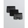 LC WAIKIKI Gri Standart Kalıp Pamuklu Esnek Erkek Boxer 3lü
