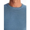 LCWAIKIKI Classic Mavi Bisiklet Yaka Erkek Triko Kazak