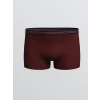 LC WAIKIKI Bordo Standart Kalıp Pamuklu Esnek Erkek Boxer 5li