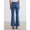 LCW Jeans İndigo Flare Kadın Jean Pantolon