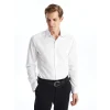 LCW BUSINESS Beyaz Slim Fit Uzun Kollu Erkek Gömlek