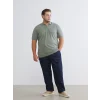 LCWAIKIKI Classic Yeşil Polo Yaka Pike Erkek Tişört