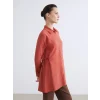 LCWAIKIKI Classic Kahverengi Kadın Gömlek Tunik