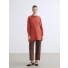 LCWAIKIKI Classic Kahverengi Kadın Gömlek Tunik