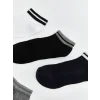 LCW ACCESSORIES Karışık Çizgili Erkek Patik Çorap 5li