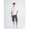 LCWAIKIKI Classic Lacivert Standart Kalıp Erkek Bermuda Şort