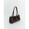 LCW ACCESSORIES Kahverengi Deri Görünümlü Kadın Omuz Çantası