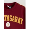 LCW Kids Kırmızı Galatasaray Baskılı Erkek Çocuk Kalın Sweatshirt