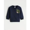 LCW Kids Lacivert Fenerbahçe Baskılı Erkek Çocuk Kalın Sweatshirt ve Eşofman Altı