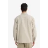 Defacto G6595AXGR302 Gri Relax Fit Polo Yaka Gabardin Uzun Kollu Gömlek