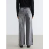 LCW Jeans Gri Wideleg Kadın Jean Pantolon