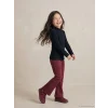 LCW Kids Bordo İspanyol Paça Kız Çocuk Tayt
