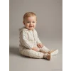 LCW baby Ekru Erkek Bebek Kapüşonlu Gömlek ve Pantolon