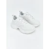 LCW STEPS Beyaz Bağcıklı Kadın Spor Ayakkabı