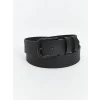 LCW ACCESSORIES Siyah Deri Görünümlü Erkek Kemer