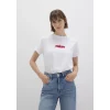 Mavi 1610622-86417 Kırmızı Miav Baskılı Beyaz Tişört