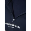 Mavi 6S10067-82318 Yarı Fermuarlı Çizgili Sweatshirt