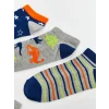 LCW Kids Karışık Desenli Erkek Çocuk Patik Çorap 5li