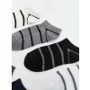 LCW Kids Karışık Çizgili Erkek Çocuk Patik Çorap 7li