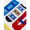 LCW Kids Karışık Desenli Erkek Çocuk Patik Çorap 5li