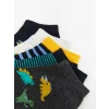 LCW Kids Karışık Desenli Erkek Çocuk Patik Çorap 5li