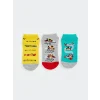 LCW Kids Karışık Desenli Erkek Çocuk Patik Çorap 5li