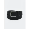 LCW ACCESSORIES Siyah Deri Görünümlü Erkek Kemer