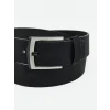 LCW ACCESSORIES Siyah Deri Görünümlü Erkek Kemer