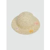 LCW baby Bej Kız Bebek Hasır Şapka