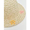 LCW baby Bej Kız Bebek Hasır Şapka