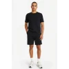 Defacto F8393AXBK27 Siyah Standart Fit Modal Sporcu Kısa Paça Şort
