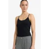 Defacto M6858AZBK81 Siyah Regular Fit Pamuklu Atlet