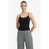 Defacto M6858AZBK81 Siyah Regular Fit Pamuklu Atlet