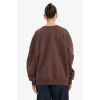 Defacto G6890AXBN1 Kahve Oversize Baskılı Sweatshirt
