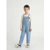 LCW Kids İndigo Kare Yaka Erkek Çocuk Jean Salopet